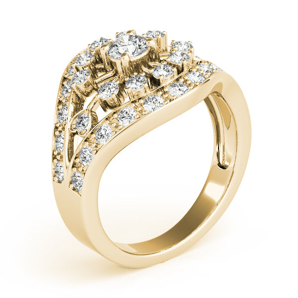 Round Diamond Right Hand Fashion Ring · 0.50 ct tw