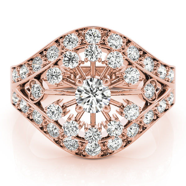 Round Diamond Right Hand Fashion Ring · 1.09 ct tw