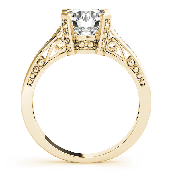 Round Antique Diamond Engagement Ring · 2.02 ct tw
