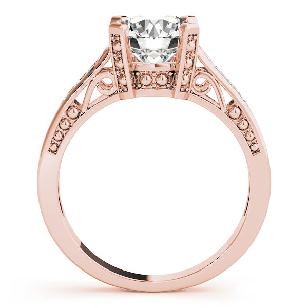 Round Antique Diamond Engagement Ring · 2.02 ct tw