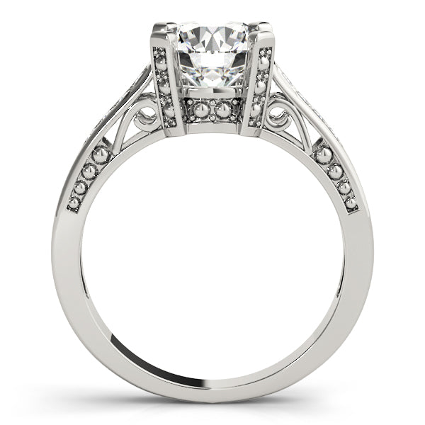 Round Antique Diamond Engagement Ring · 2.02 ct tw