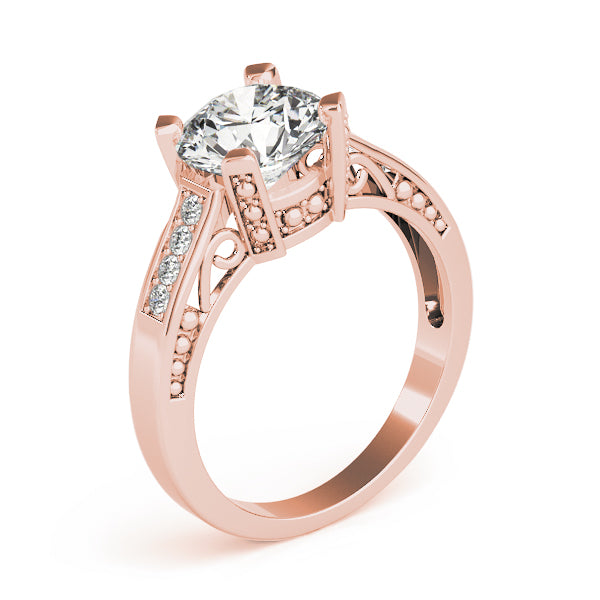 Round Antique Diamond Engagement Ring · 2.02 ct tw