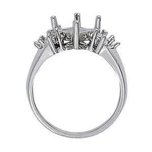Square Princess & Cushion Gemstone Fashion Ring · 0.30 ct tw