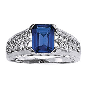 Emerald Gemstone Fashion Ring