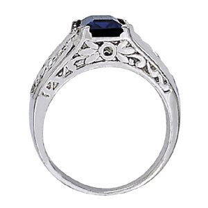 Emerald Gemstone Fashion Ring