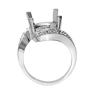 Oval Gemstone Fashion Ring · 0.14 ct tw