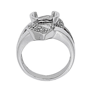 Oval Gemstone Fashion Ring · 0.16 ct tw
