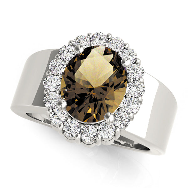 Oval Gemstone Fashion Ring · 0.64 ct tw