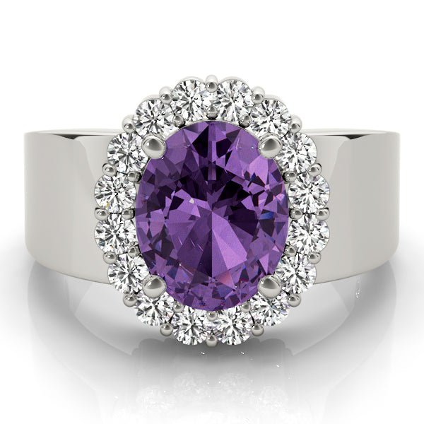 Oval Gemstone Fashion Ring · 0.64 ct tw
