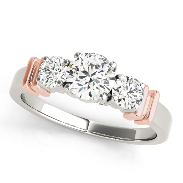 Round Three-Stone Diamond Engagement Ring · 1.00 ct tw