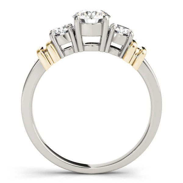 Round Three-Stone Diamond Engagement Ring · 1.00 ct tw