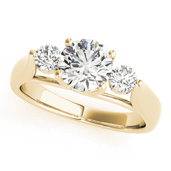 Round Three-Stone Diamond Engagement Ring · 1.25 ct tw