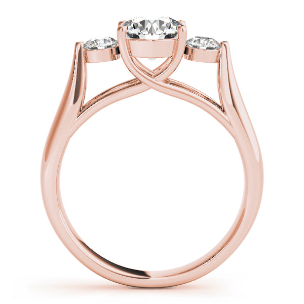 Round Three-Stone Diamond Engagement Ring · 1.25 ct tw
