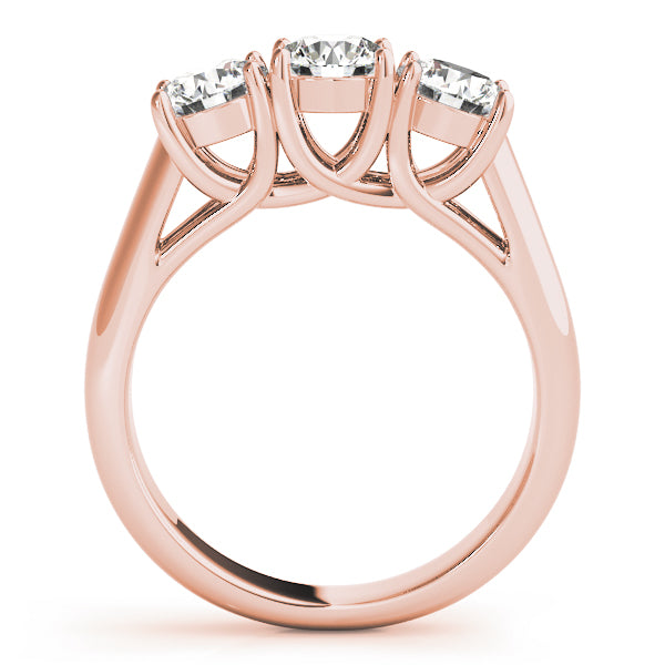 Round Three-Stone Diamond Engagement Ring · 2.25 ct tw