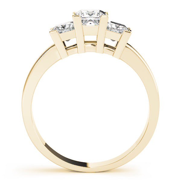 Square Three-Stone Princess Diamond Engagement Ring · 1.24 ct tw