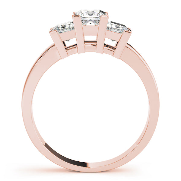 Square Three-Stone Princess Diamond Engagement Ring · 1.24 ct tw