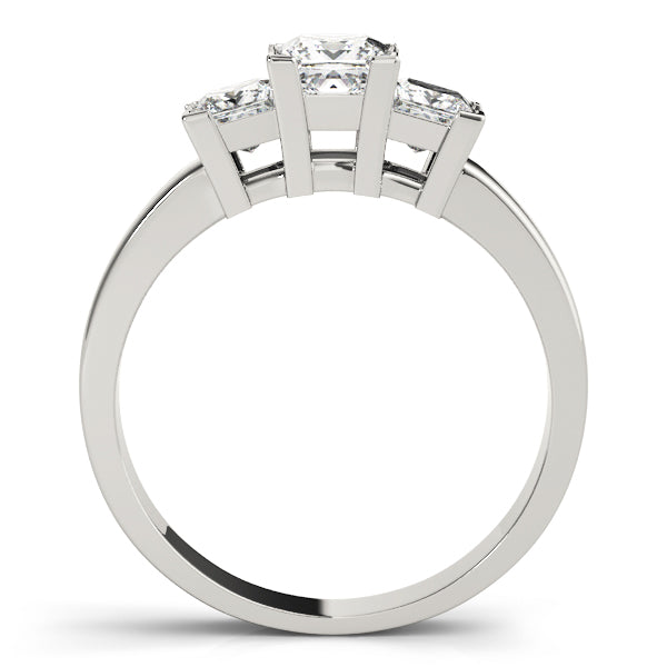 Square Three-Stone Princess Diamond Engagement Ring · 0.46 ct tw