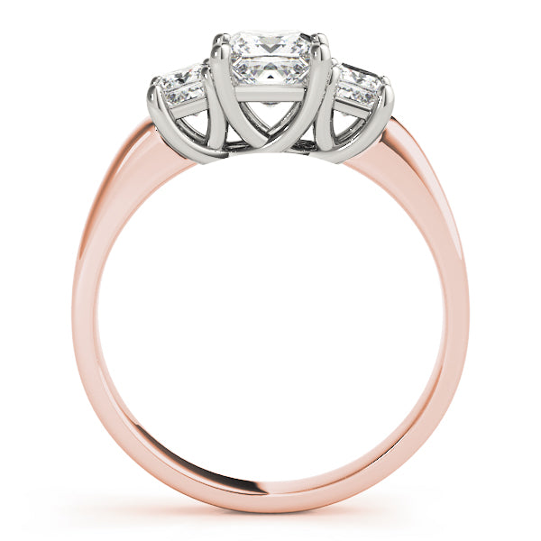 Square Three-Stone Princess Diamond Engagement Ring · 1.07 ct tw