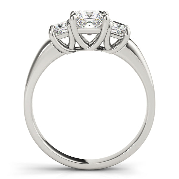 Square Three-Stone Princess Diamond Engagement Ring · 0.51 ct tw