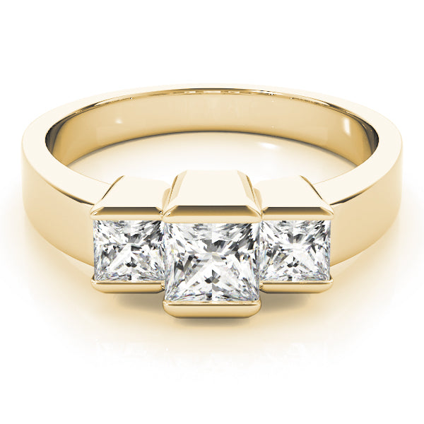 Square Three-Stone Princess Diamond Engagement Ring · 1.57 ct tw