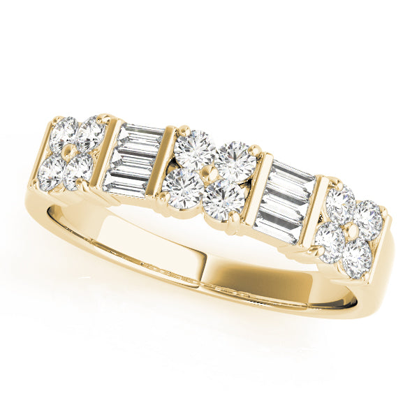 Baguette Fancy Shape Diamond Wedding Band · 0.66 ct tw