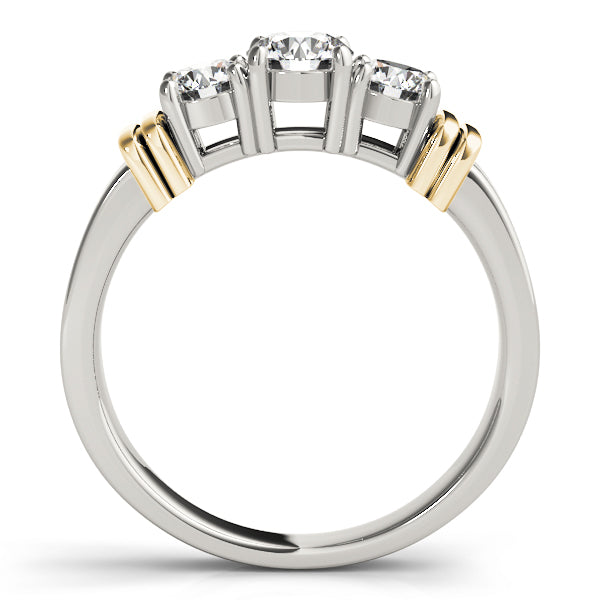 Round Three-Stone Diamond Engagement Ring · 0.50 ct tw