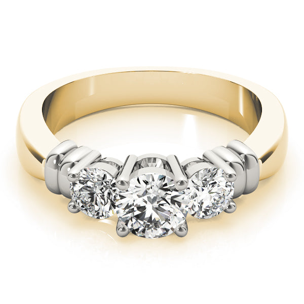Round Three-Stone Diamond Engagement Ring · 1.50 ct tw