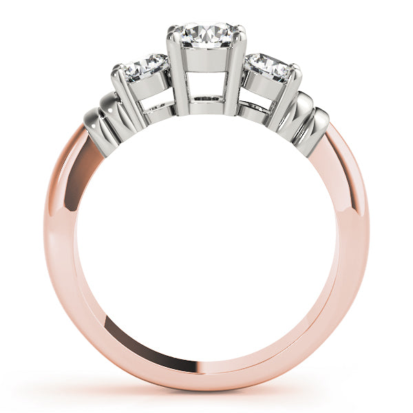 Round Three-Stone Diamond Engagement Ring · 1.00 ct tw