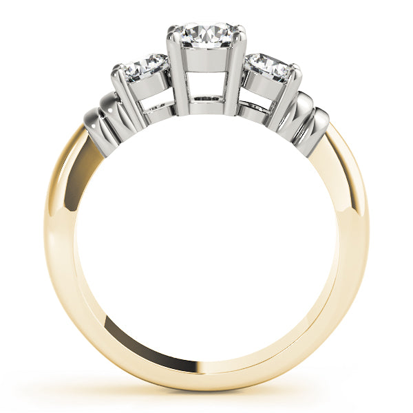 Round Three-Stone Diamond Engagement Ring · 1.50 ct tw