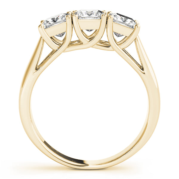 Square Three-Stone Princess Diamond Engagement Ring · 0.48 ct tw
