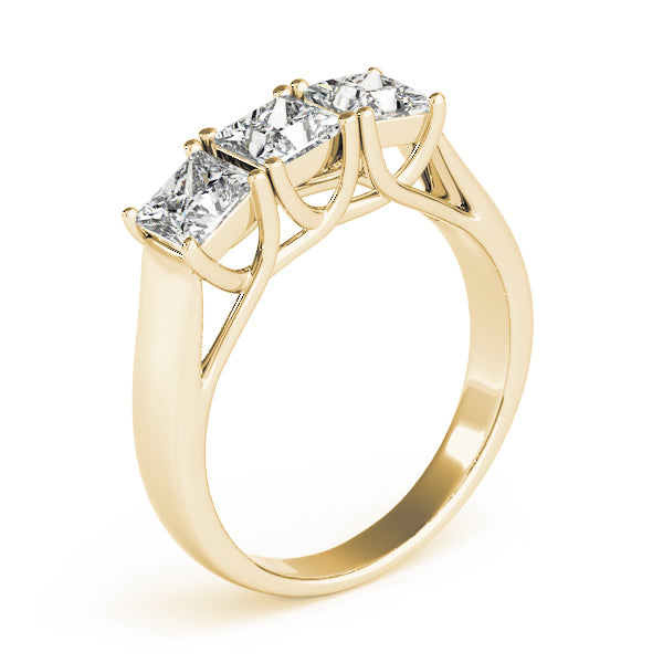 Square Three-Stone Princess Diamond Engagement Ring · 2.25 ct tw