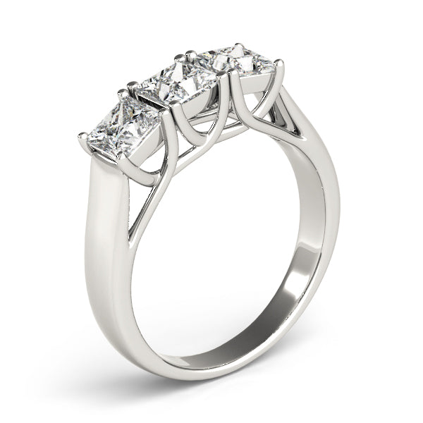 Square Three-Stone Princess Diamond Engagement Ring · 0.48 ct tw