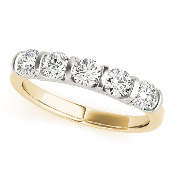 Bar Set Diamond Wedding Band · 0.50 ct tw