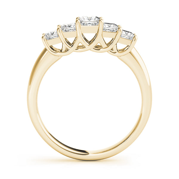 Square Fancy Shape Princess Diamond Wedding Band · 0.35 ct tw