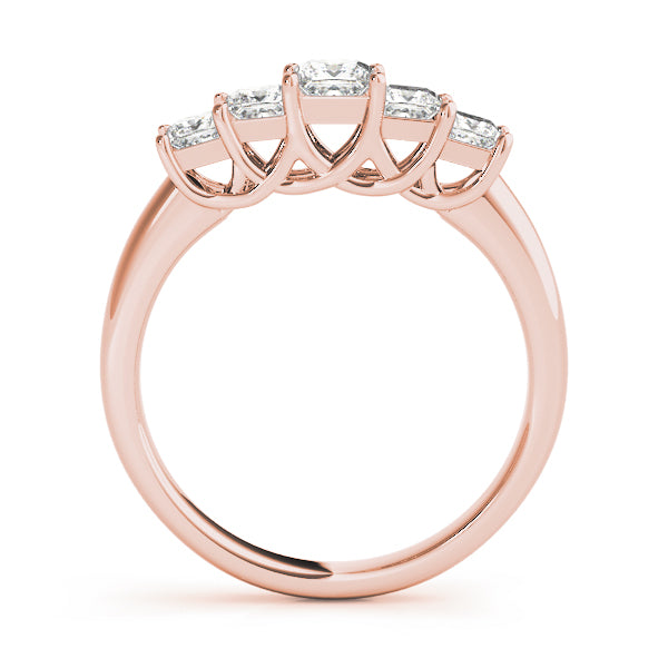 Square Fancy Shape Princess Diamond Wedding Band · 0.71 ct tw