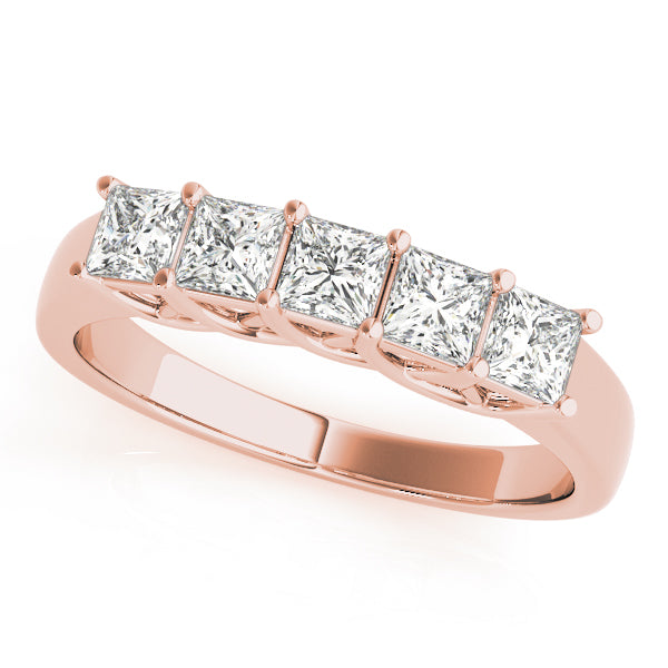 Princess Fancy Shape Diamond Wedding Band · 0.80 ct tw