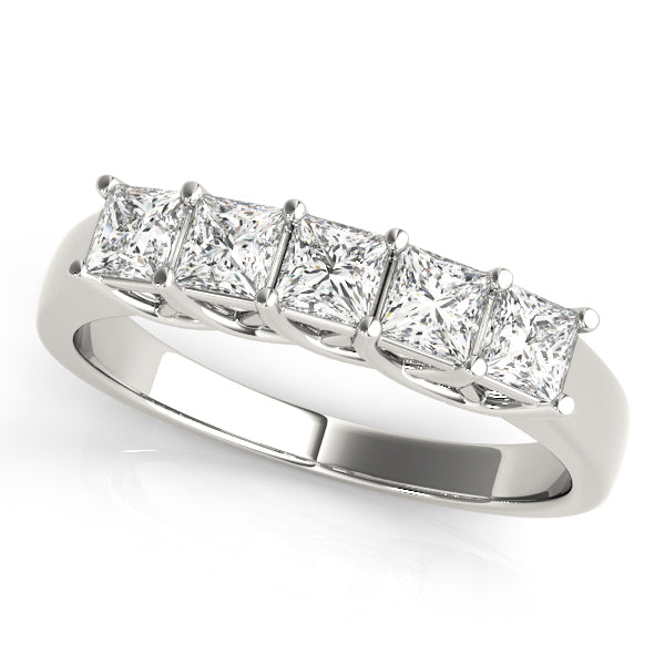 Princess Fancy Shape Diamond Wedding Band · 1.05 ct tw