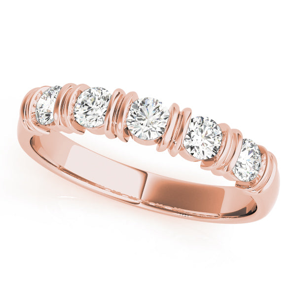 Bar Set Diamond Wedding Band · 0.50 ct tw