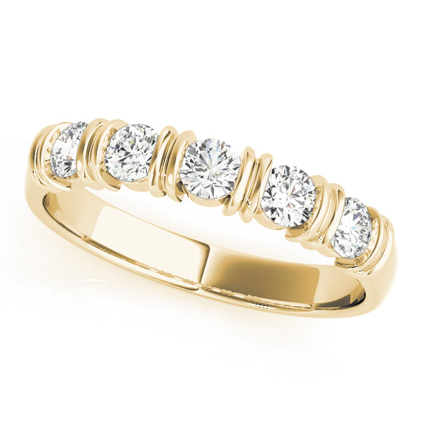 Bar Set Diamond Wedding Band · 0.75 ct tw