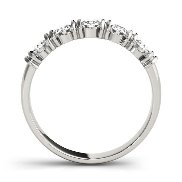 Bar Set Diamond Wedding Band · 0.75 ct tw