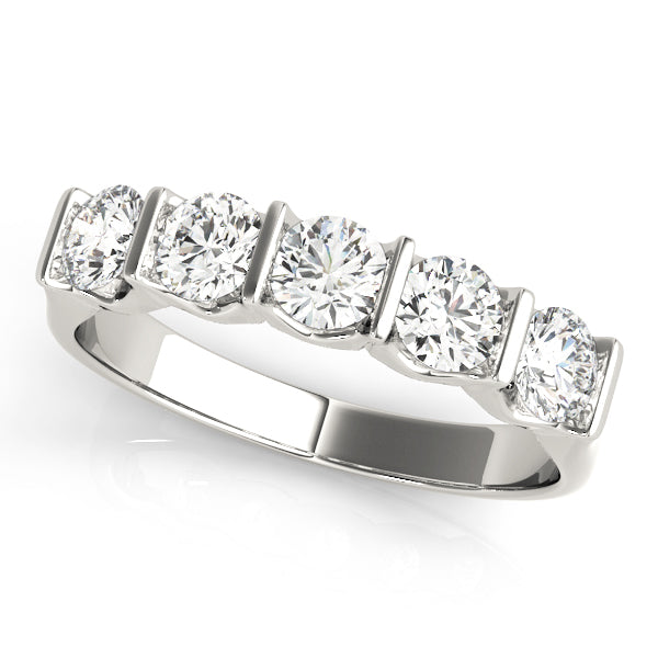 Bar Set Diamond Wedding Band · 1.00 ct tw