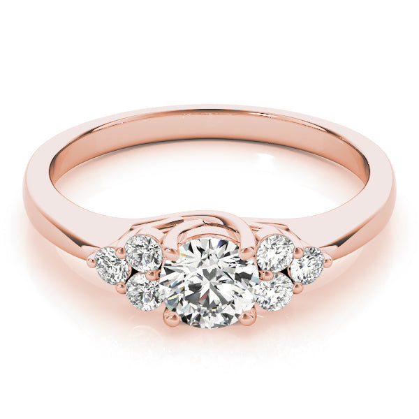 Round Cluster Sides Diamond Fashion Ring · 0.40 ct tw