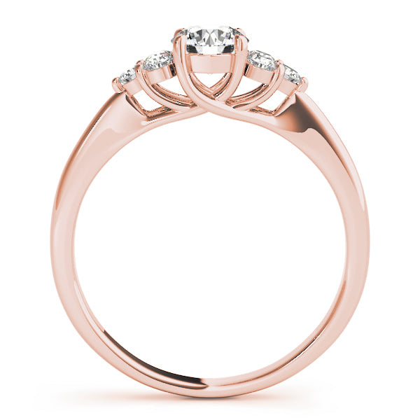 Round Cluster Sides Diamond Fashion Ring · 0.40 ct tw