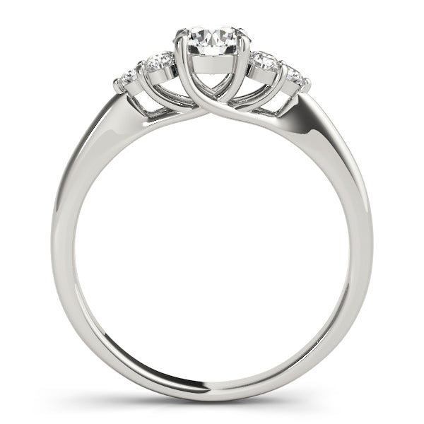 Round Cluster Sides Diamond Fashion Ring · 0.40 ct tw