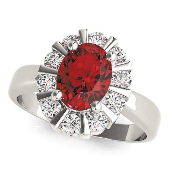 Oval Gemstone Fashion Ring · 0.40 ct tw