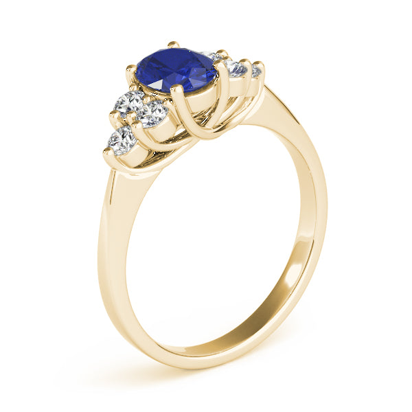 Oval Gemstone Fashion Ring · 0.30 ct tw