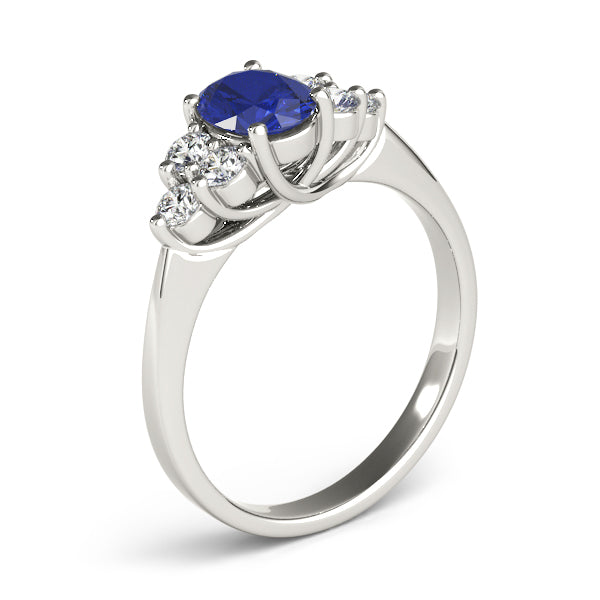 Oval Gemstone Fashion Ring · 0.30 ct tw