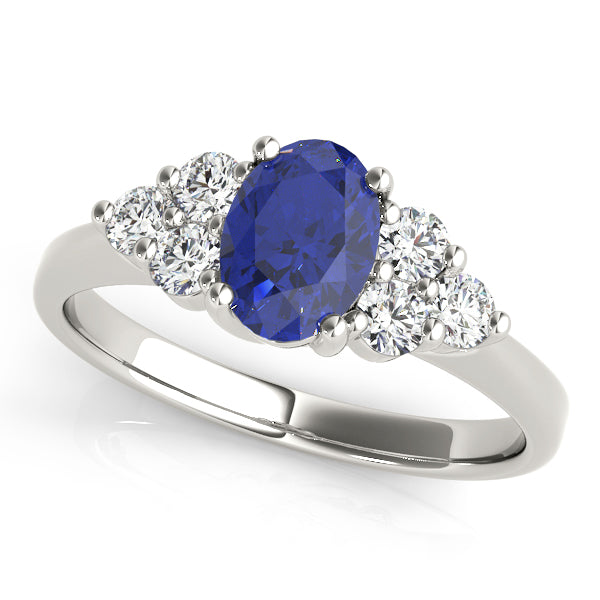Oval Gemstone Fashion Ring · 0.30 ct tw