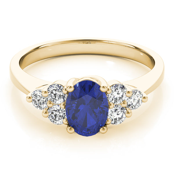 Oval Gemstone Fashion Ring · 0.30 ct tw