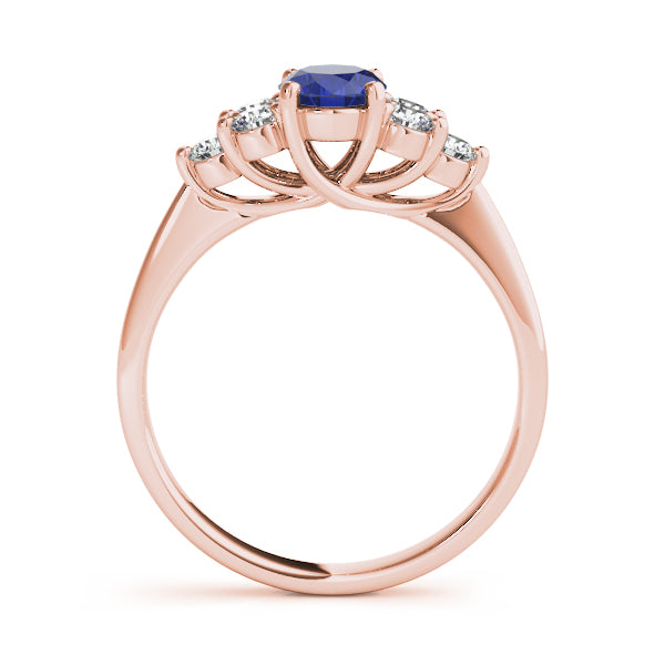 Oval Gemstone Fashion Ring · 0.30 ct tw